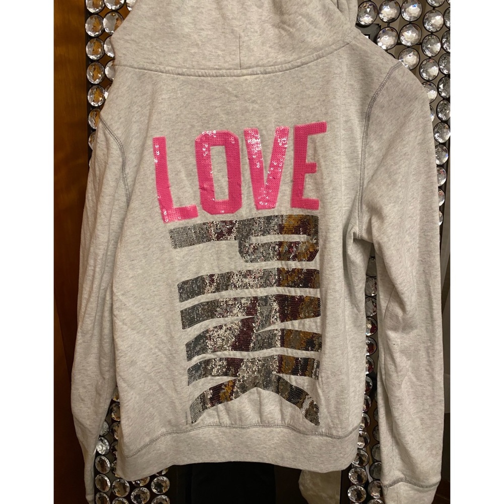 PINK bling hoodie